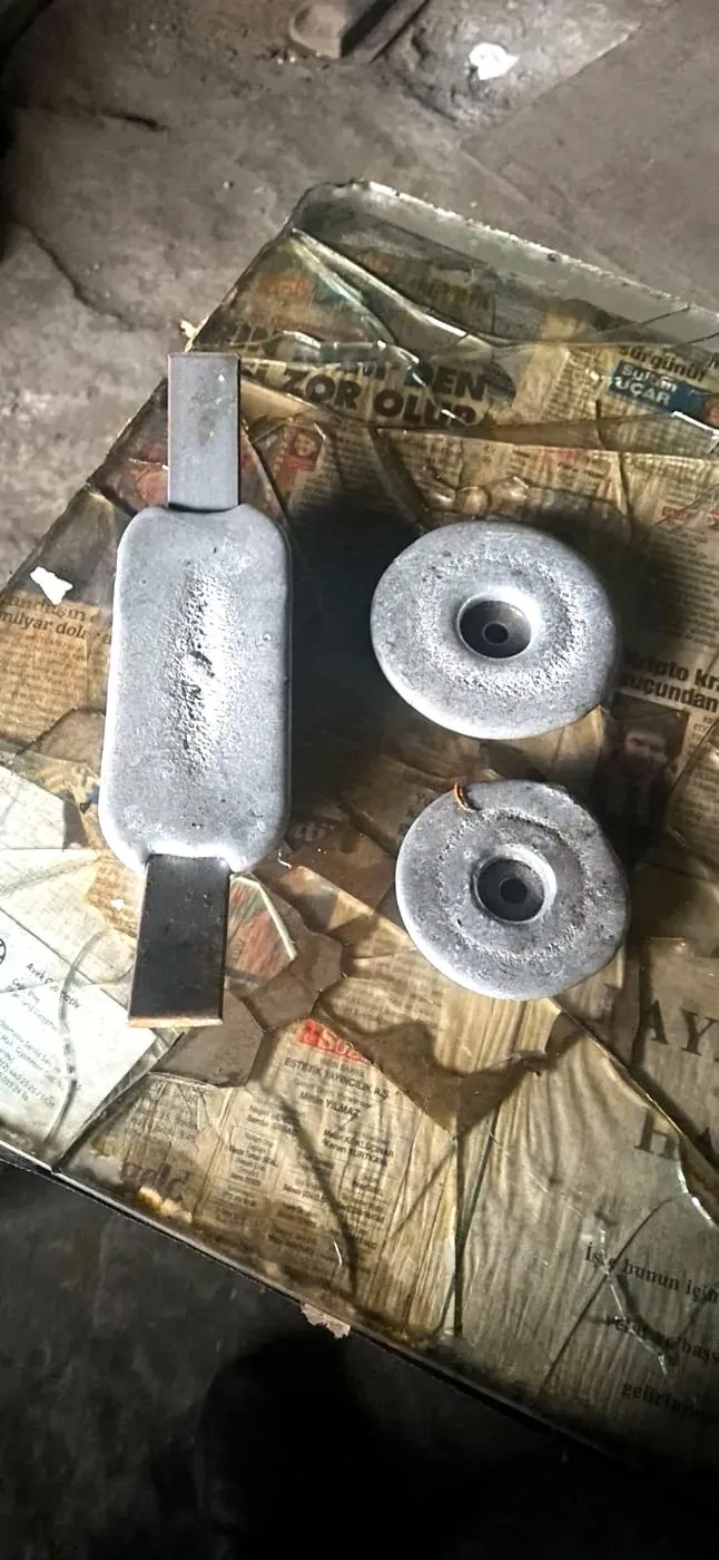 Döküm anot parçaları