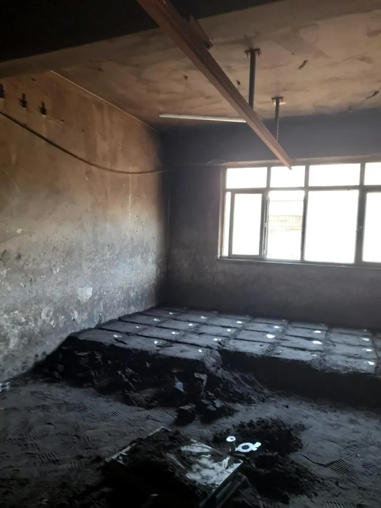 Döküm alanındaki kalıplar